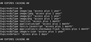 leverage browser caching