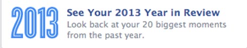 Facebook 2013 year in review