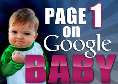 How to get on first page of Google