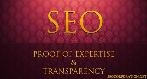 SEO Proof of Expertise and Transparency