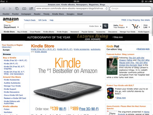 kindle store new design