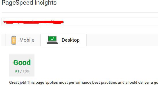 Google PageSpeed Insights