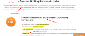 Page Content Optimization