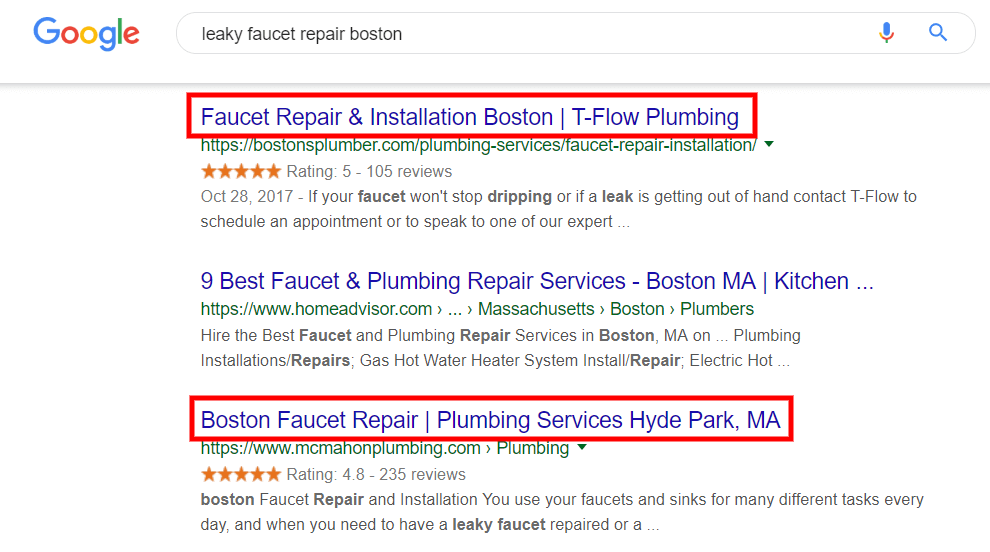 Leaky faucet repair boston