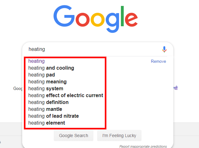 Google Auto Suggest