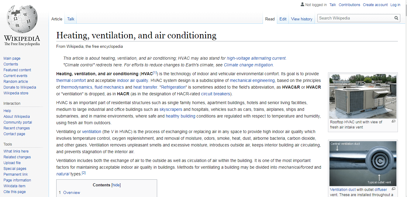 3-3-Wikipedia Heating Ventilation, and air Conditioning