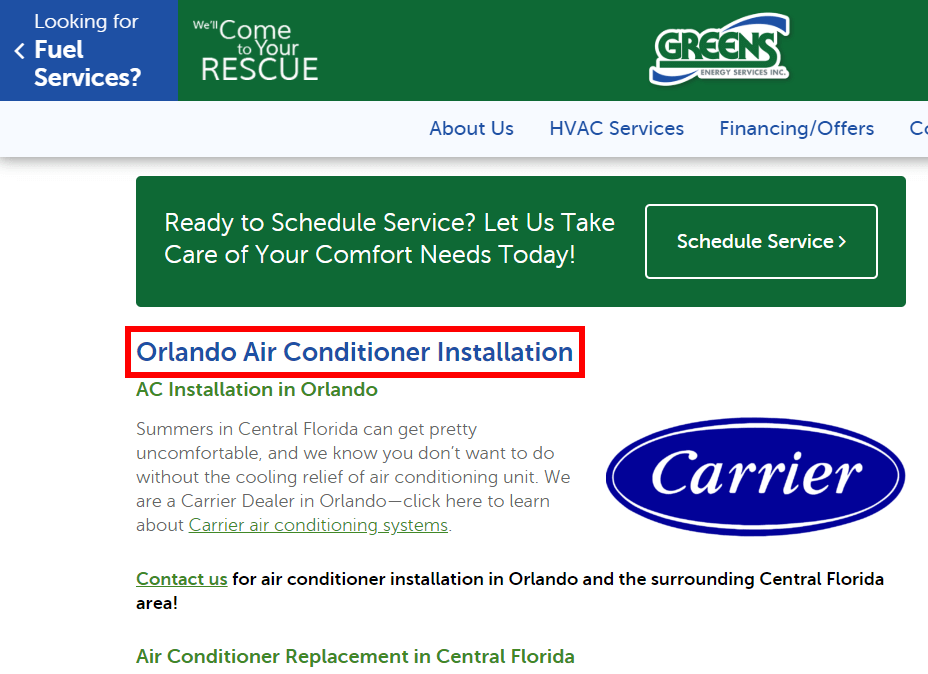 orlando Air Conditioner repair