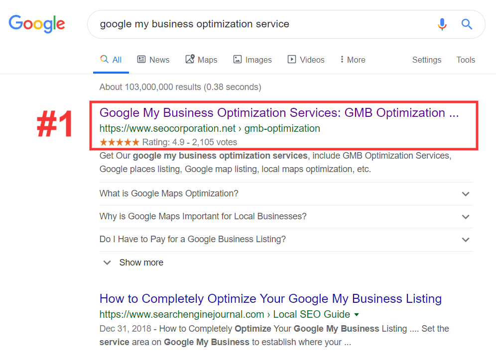 gmb-optimization-serp-result