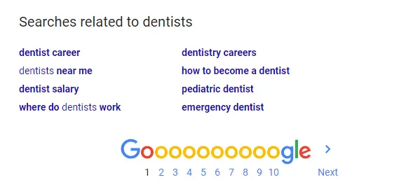 google-related-searches